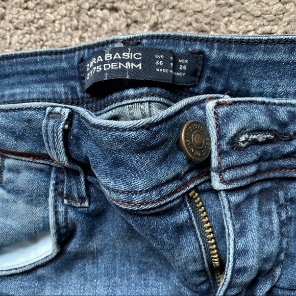 Zara basics low rise ankle jeans - Picture 4 of 6